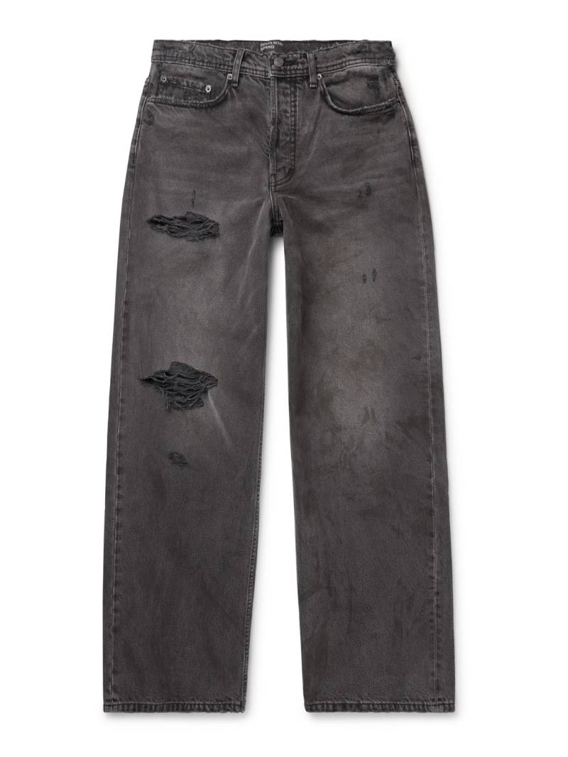 Enfants Riches Déprimés - Corpse Pose Wide-Leg Distressed Jeans - Men - Gray - UK/US 28 von Enfants Riches Déprimés