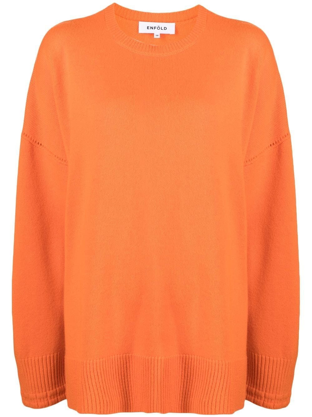 Enföld Pullover mit Rundhalsausschnitt - Orange von Enföld