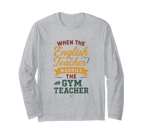 Wenn die Sportlehrerin heiratet Die Sportlehrerin Mädchen Damen Langarmshirt Wenn die Sportlehrerin heiratet Die Sportlehrerin Mädchen Damen Langarmshirt von Engagement Announcement 87 89 Love Apparel