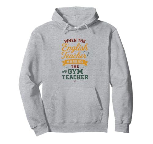 Wenn die Sportlehrerin heiratet Die Sportlehrerin Mädchen Damen Pullover Hoodie Wenn die Sportlehrerin heiratet Die Sportlehrerin Mädchen Damen Pullover Hoodie von Engagement Announcement 87 89 Love Apparel