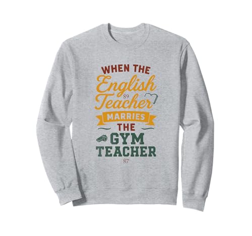 Wenn die Sportlehrerin heiratet Die Sportlehrerin Mädchen Damen Sweatshirt Wenn die Sportlehrerin heiratet Die Sportlehrerin Mädchen Damen Sweatshirt von Engagement Announcement 87 89 Love Apparel