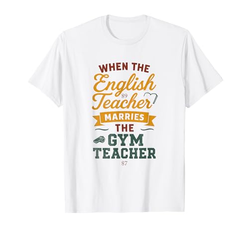 Wenn die Sportlehrerin heiratet Die Sportlehrerin Mädchen Damen T-Shirt Wenn die Sportlehrerin heiratet Die Sportlehrerin Mädchen Damen T-Shirt von Engagement Announcement 87 89 Love Apparel