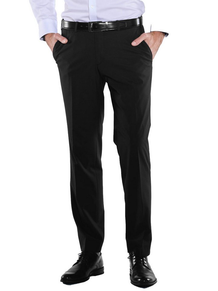 Engbers Anzughose engbers Herren Anzug-Hose regular "My Favorite", Schwarz von Engbers