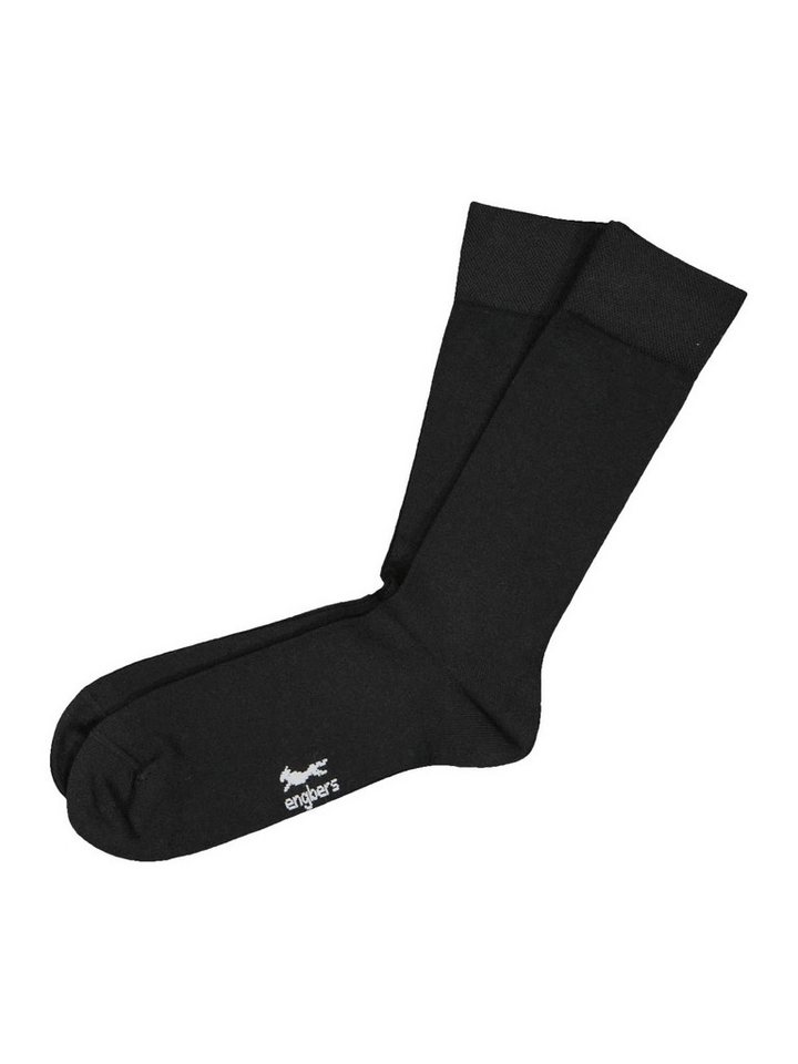 Engbers Basicsocken engbers Herren Socken uni, Schwarz von Engbers