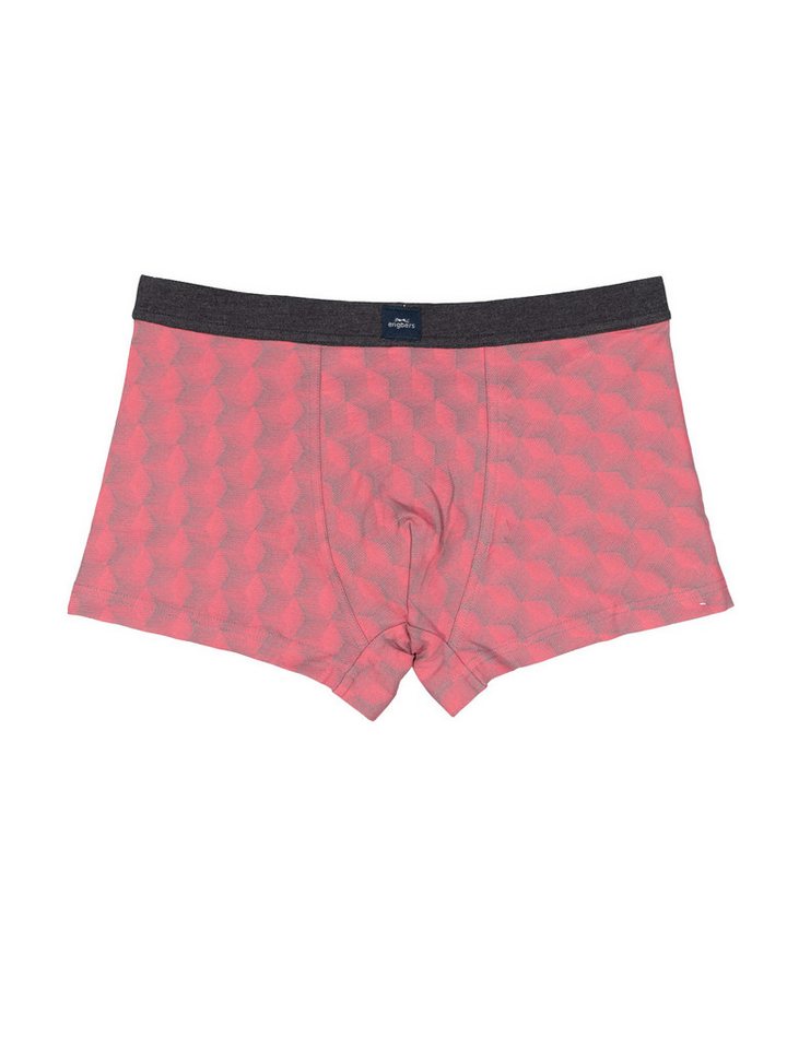 Engbers Boxershorts engbers Herren Boxershorts gemustert, Feuerrot von Engbers