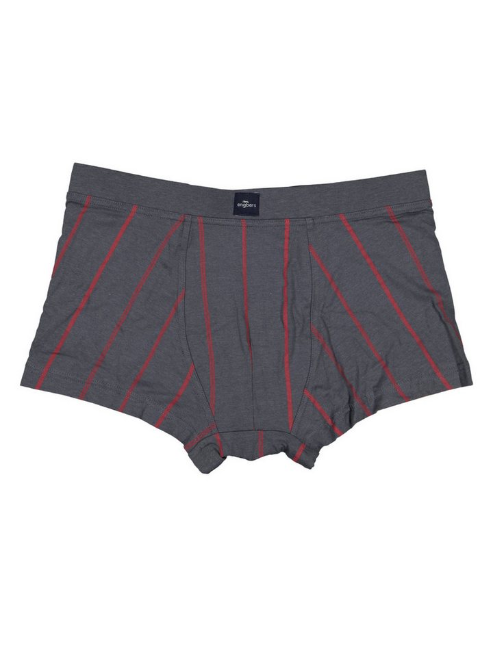 Engbers Boxershorts engbers Herren Boxershorts gemustert, Dunkelrot von Engbers