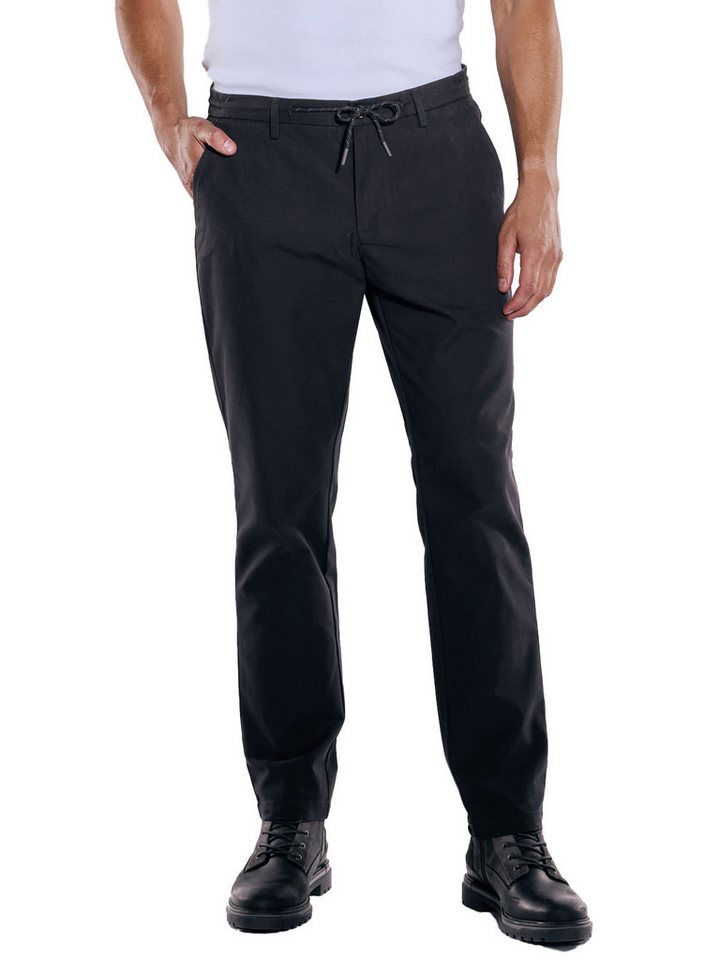 Engbers Chinohose engbers Herren Chino mit Tunnelzug, Schwarz von Engbers