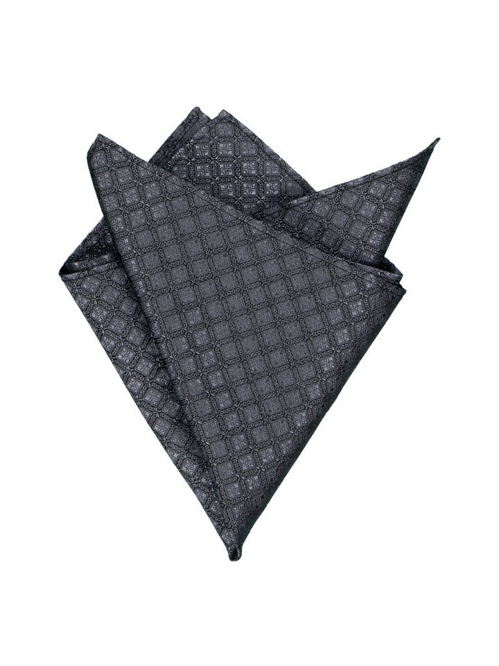 Engbers Einstecktuch engbers Herren Einstecktuch gemustert, Anthrazit von Engbers