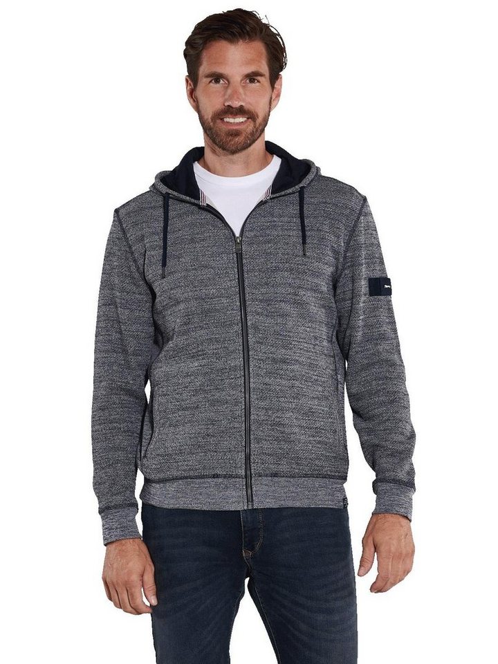 Engbers Kapuzensweatjacke engbers Herren Sweatjacke mit Kapuze, Saphirblau von Engbers