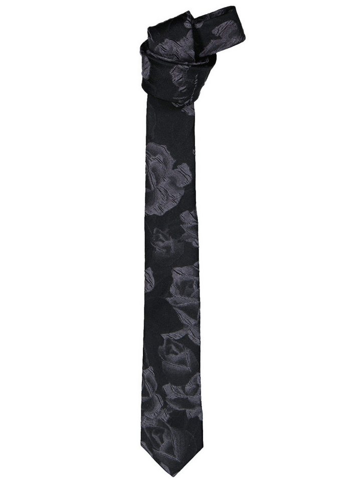 Engbers Krawatte engbers Herren Krawatte gemustert, Schwarz von Engbers