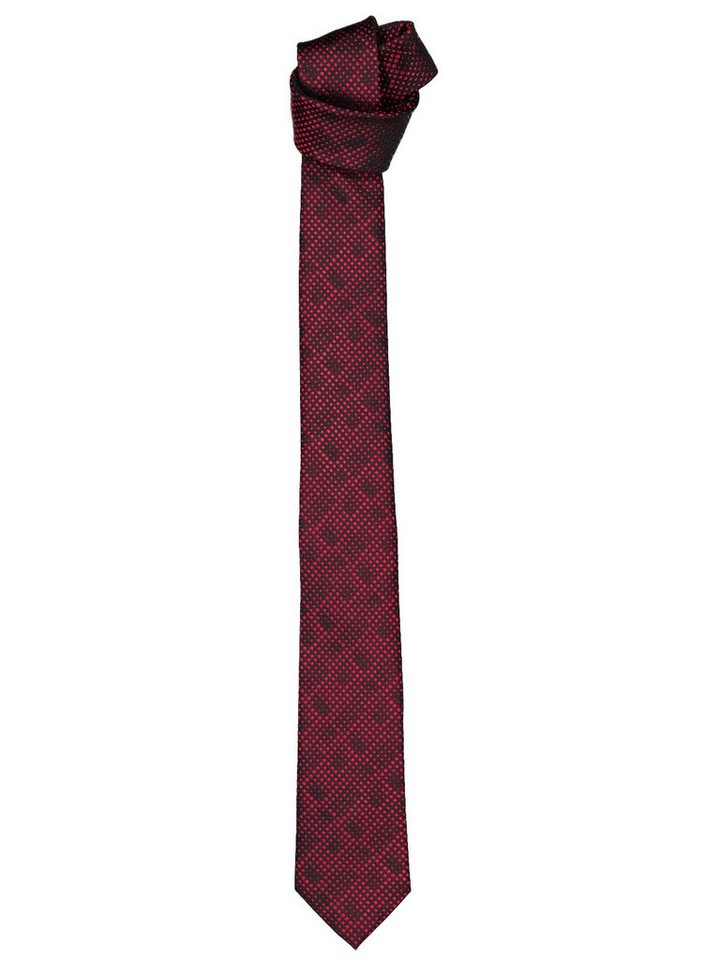 Engbers Krawatte engbers Herren Krawatte strukturiert, Rot von Engbers