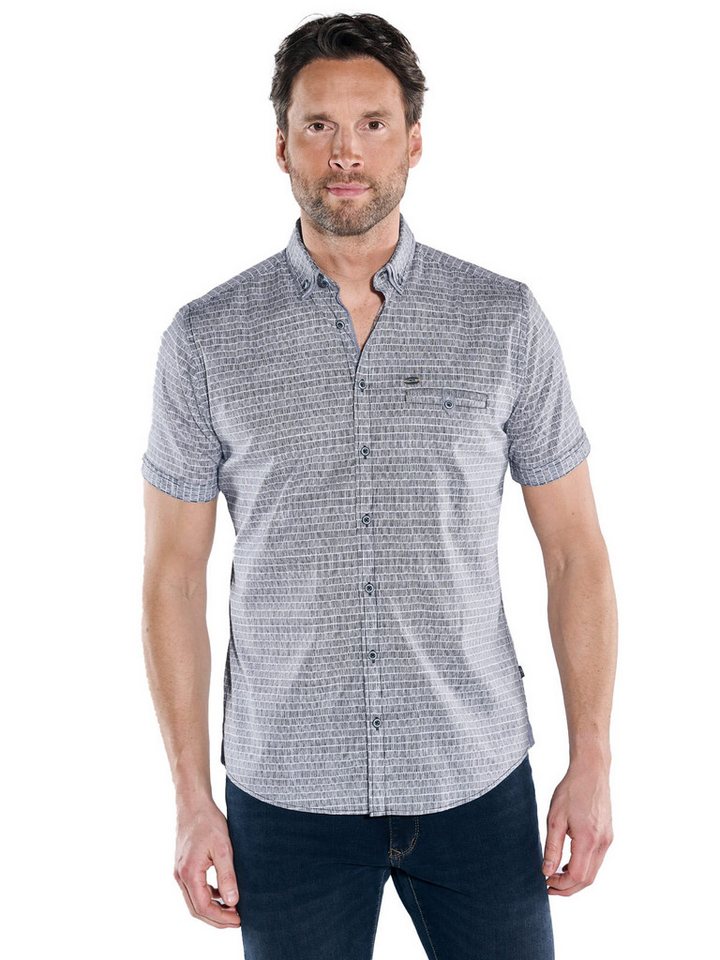 Engbers Kurzarmhemd engbers Herren Kurzarm-Hemd regular, Marineblau von Engbers