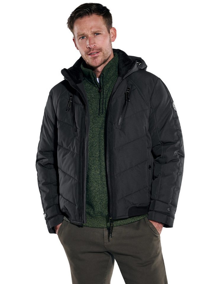 Engbers Kurzjacke engbers Herren Steppjacke regular, Schwarz von Engbers
