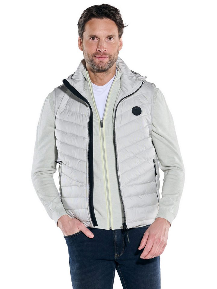 Engbers Kurzweste engbers Herren Weste mit abnehmbarer Kapuze, Naturweiss von Engbers