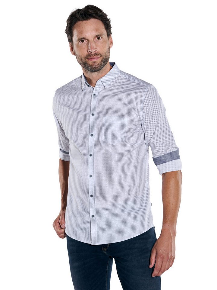 Engbers Langarmhemd engbers Herren Hemd "My Favorite", Saphirblau von Engbers