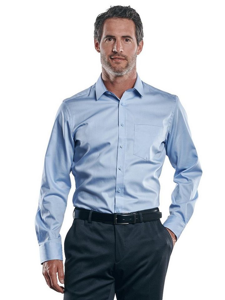 Engbers Langarmhemd engbers Herren Hemd "My Favorite", Hellblau von Engbers