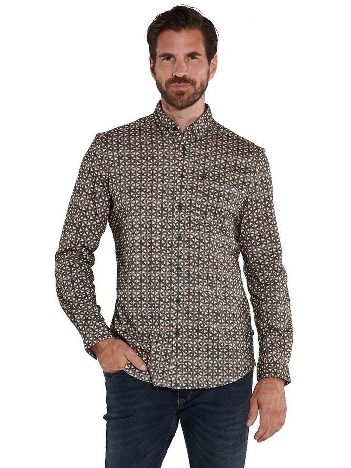 Engbers Langarmhemd engbers Herren Hemd langarm, Orange von Engbers