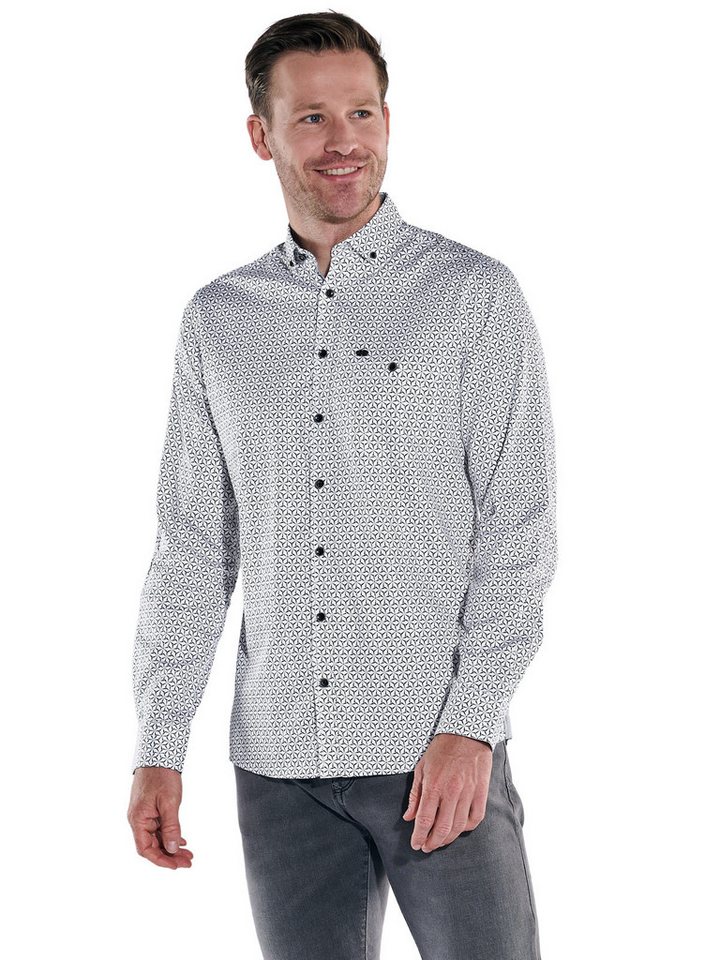 Engbers Langarmhemd engbers Herren Hemd langarm, Saphirblau von Engbers