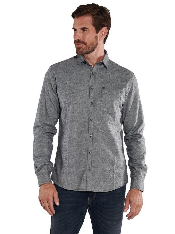 Engbers Langarmhemd engbers Herren Langarm-Hemd regular, Anthrazit von Engbers