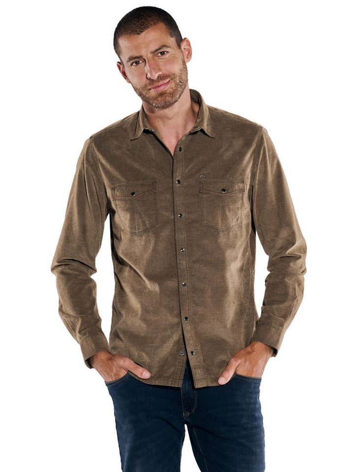 Engbers Langarmhemd engbers Herren Langarm-Hemd uni, Hellbraun Engbers Langarmhemd engbers Herren Langarm-Hemd uni, Hellbraun von Engbers