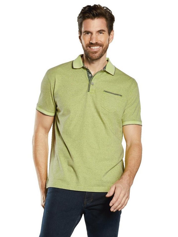 Engbers Poloshirt Polo-Shirt meliert von Engbers