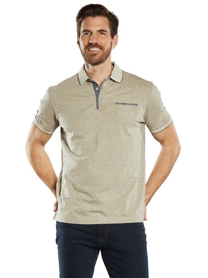 Engbers Poloshirt Polo-Shirt meliert von Engbers