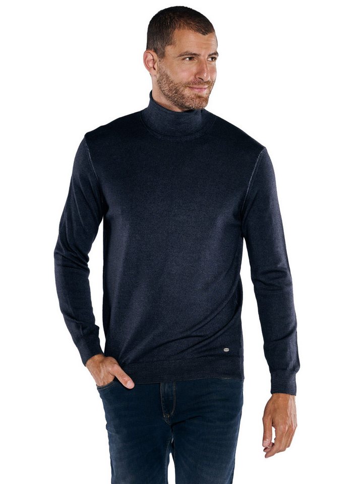 Engbers Rollkragenpullover engbers Herren Pullover mit Rollkragen, Marineblau von Engbers