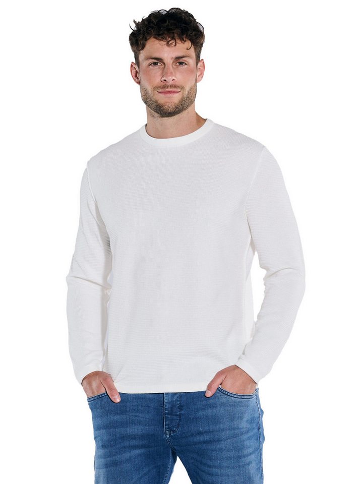 Engbers Rundhalspullover engbers Herren Pullover regular, Naturweiss von Engbers