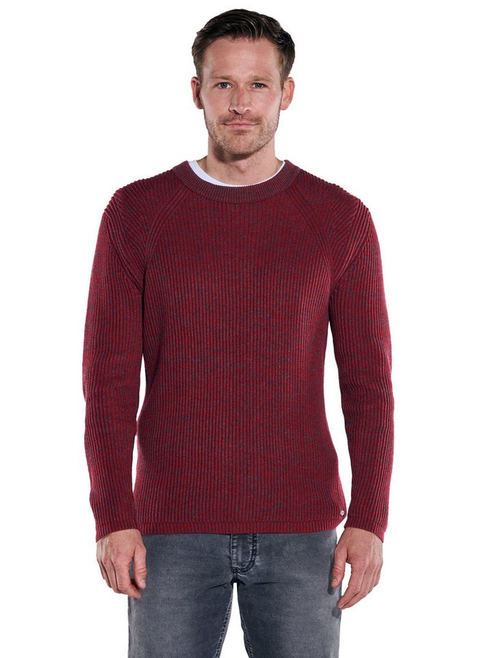 Engbers Rundhalspullover engbers Herren Pullover regular, Tomatenrot von Engbers