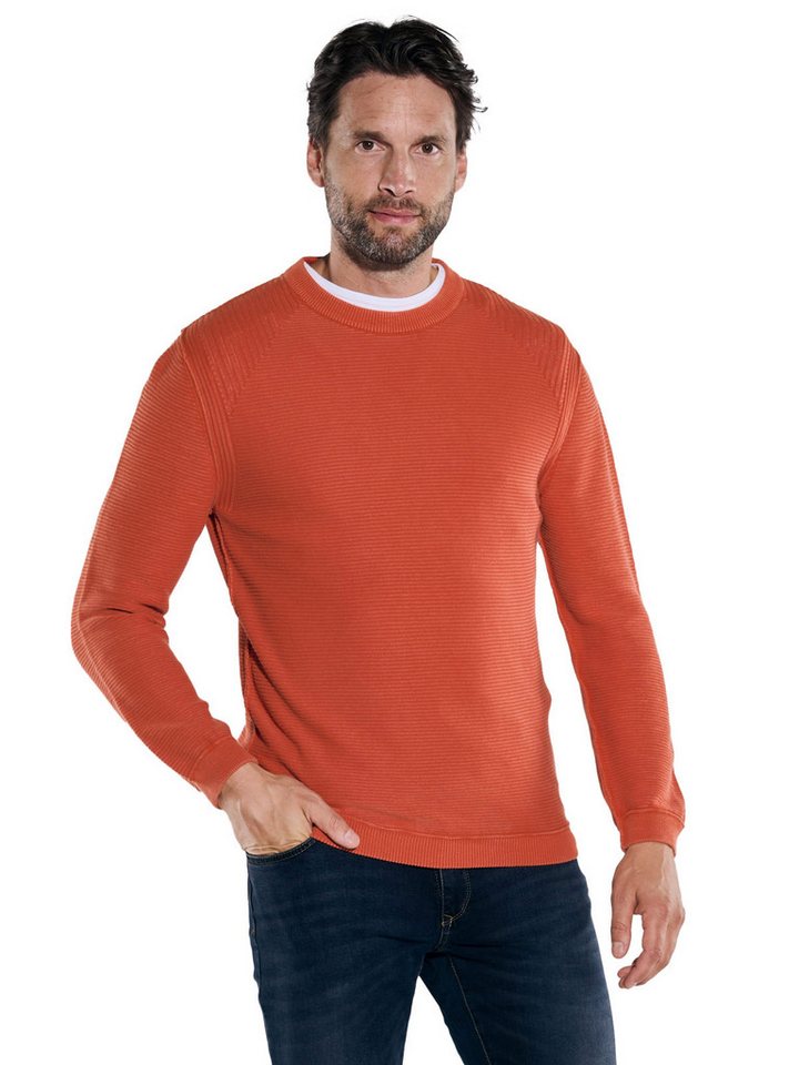 Engbers Rundhalspullover Pullover strukturiert von Engbers