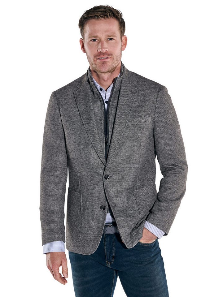 Engbers Sakko engbers Herren Sakko dezent gemustert, Grau von Engbers