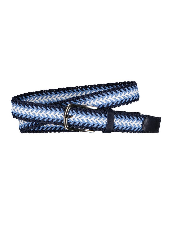 Engbers Stoffgürtel engbers Herren Textilgürtel geflochten, Brilliantblau von Engbers