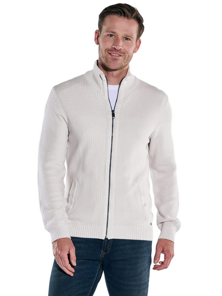 Engbers Strickjacke engbers Herren Strickjacke, Hellgrau von Engbers