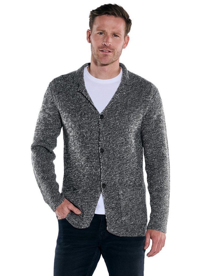 Engbers Stricksakko engbers Herren Stricksakko meliert, Oliv von Engbers