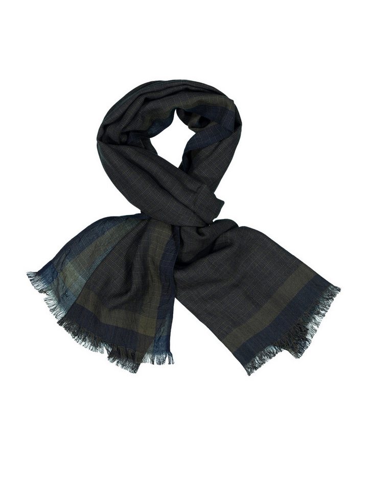 Engbers Strickschal engbers Herren Schal gemustert, Dunkelgruen von Engbers