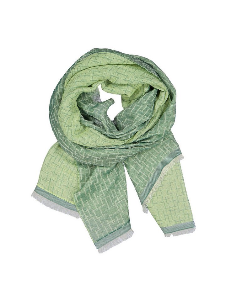Engbers Strickschal engbers Herren Schal gemustert, Hellgruen von Engbers