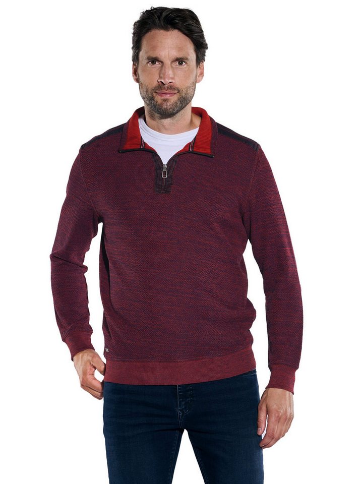 Engbers Sweatshirt engbers Herren Sweatshirt regular, Rot von Engbers