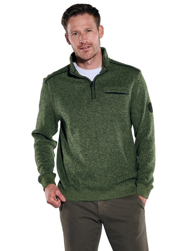 Engbers Sweatshirt engbers Herren Sweatshirt regular, Khaki von Engbers