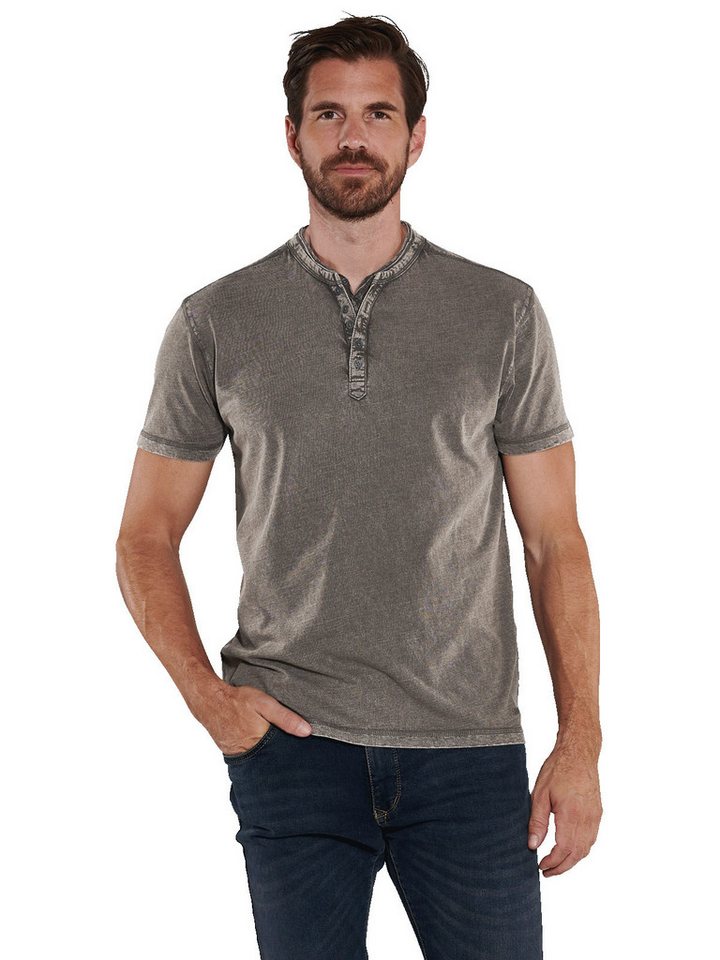 Engbers T-Shirt Henley-Shirt uni von Engbers