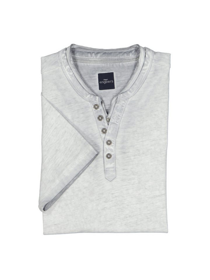 Engbers T-Shirt Henley-Shirt uni von Engbers