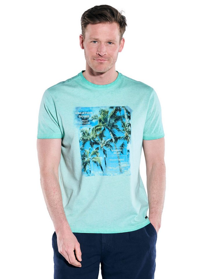 Engbers T-Shirt engbers Herren T-Shirt uni, Tuerkis von Engbers