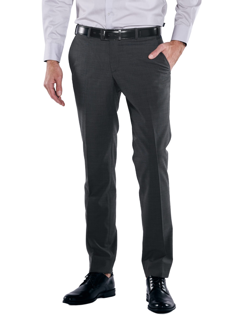 Große Größen Anzughose regular My Favorite , Herren, grau, Größe: 28, Polyester/Wolle, Happy Size Men von Engbers