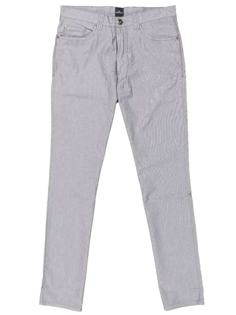 Große Größen engbers Herren Chino regular , Herren, grau, Größe: 28, Baumwolle, Happy Size DE Men von engbers