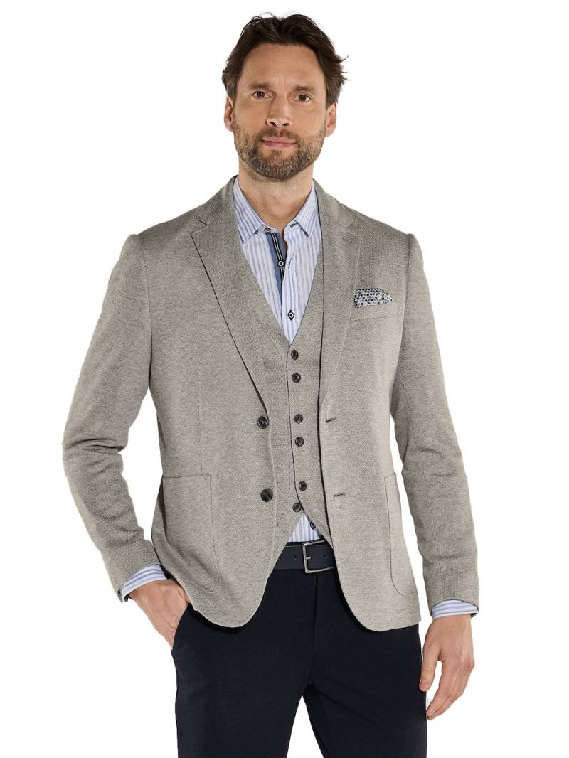 Große Größen engbers Herren Freizeit-Sakko regular , Herren, braun, Größe: 28, Polyester/Baumwolle, Happy Size DE Men von engbers