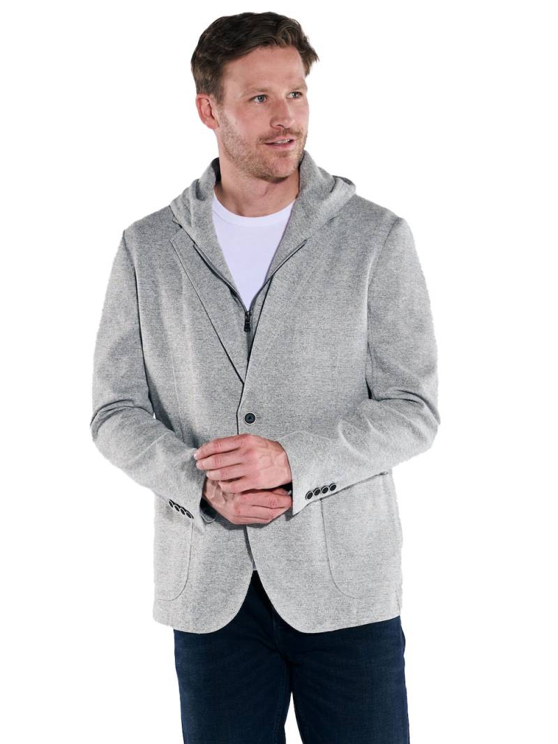 Große Größen engbers Herren Sakko aus elastischem Garn , Herren, grau, Größe: 60, Polyester/Baumwolle, Happy Size DE Men von engbers