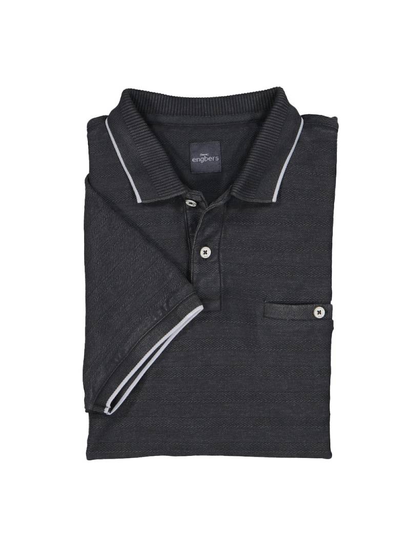 Große Größen engbers Herren Polo-Shirt gestreift , Herren, grau, Größe: L, Baumwolle, Happy Size DE Men Große Größen engbers Herren Polo-Shirt gestreift , Herren, grau, Größe: L, Baumwolle, Happy Size DE Men von engbers