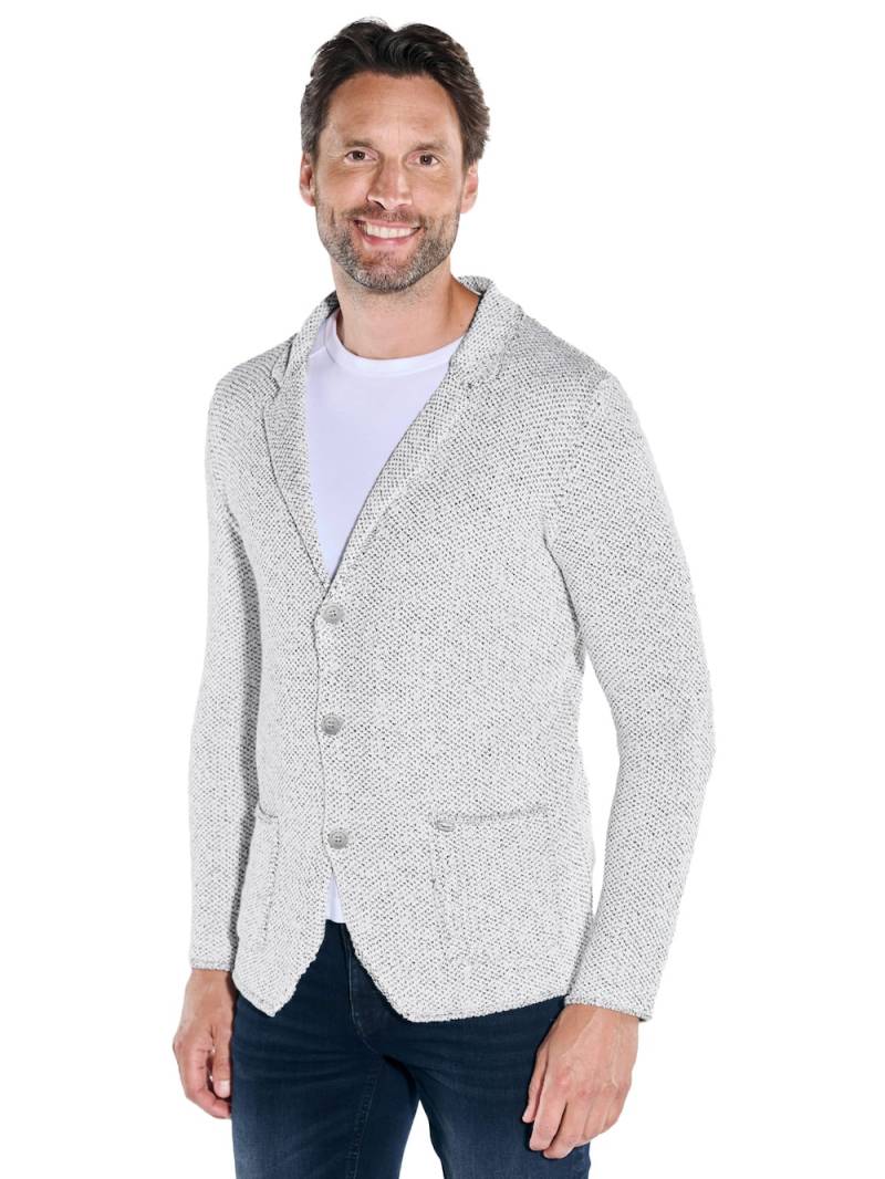 Große Größen engbers Herren Strick-Sakko strukturiert , Herren, orange, Größe: XL, Baumwolle/Synthetische Fasern, Happy Size DE Men von engbers