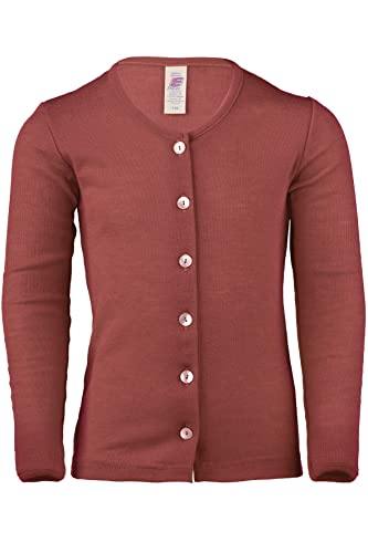 Engel Natur Kinder Strickjacke/Cardigan, Wolle und Seide, (104, Kupfer) von Engel