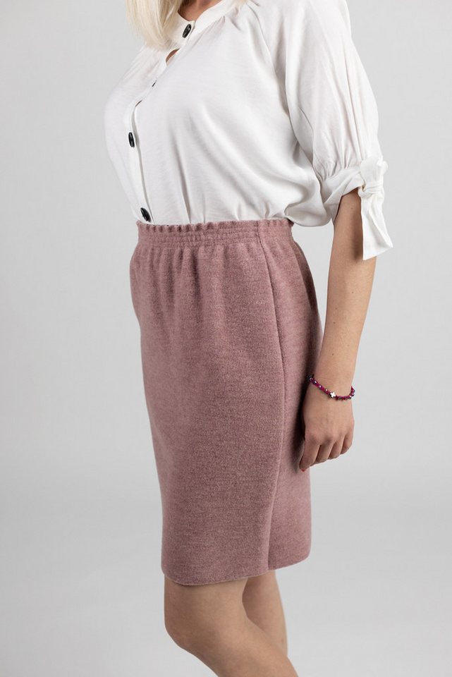 Engel Naturkleidung A-Linien-Rock Damen-Rock, Walk Seitennähte mit Overlock, Ton in Ton von Engel Naturkleidung