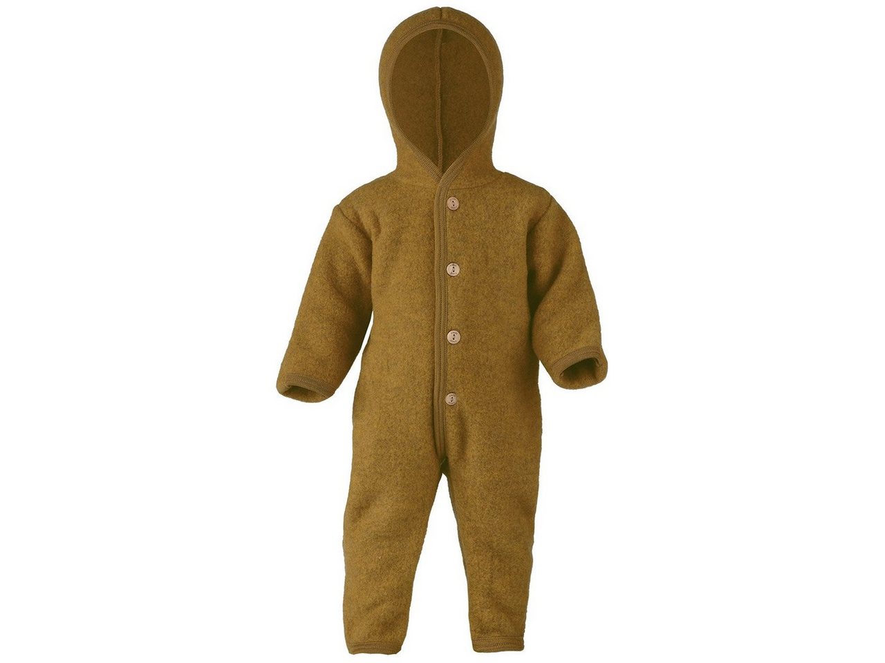 Engel Naturkleidung Overall (1-tlg) Baby Fleece Overall mit Kapuze aus Bio Merinoschurwolle von Engel Naturkleidung